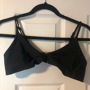 Black bikini top